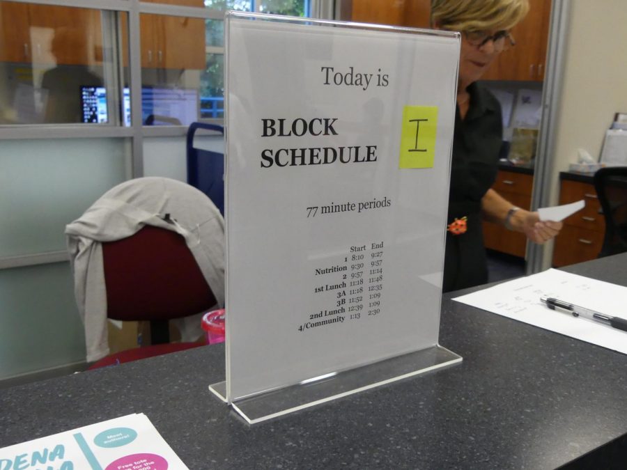 Prep Introduces New Block Schedule