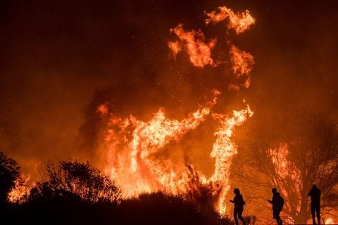 California Fire on Schools