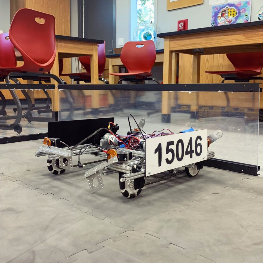 A+Prep+Robotics+Team+robot+in+2020.