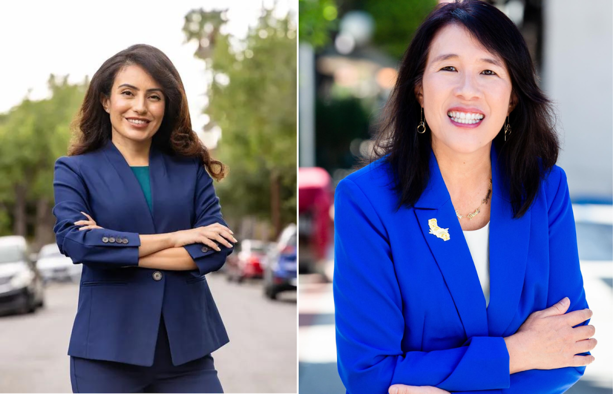 Candidates Sasha Renée Pérez (left) and Elizabeth Wong Ahlers (right).